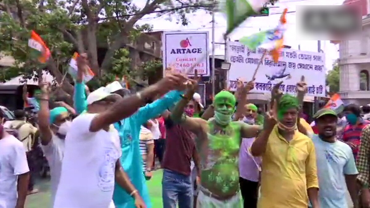 supporters celebrate election result