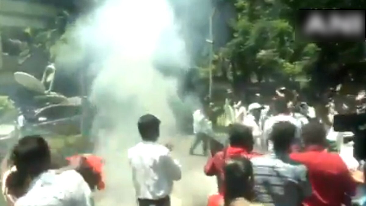 supporters celebrate election result