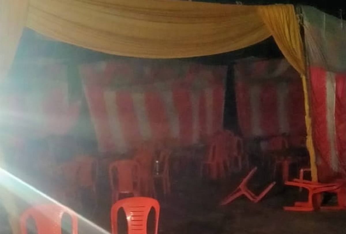 शादी के पंडाल में करंट