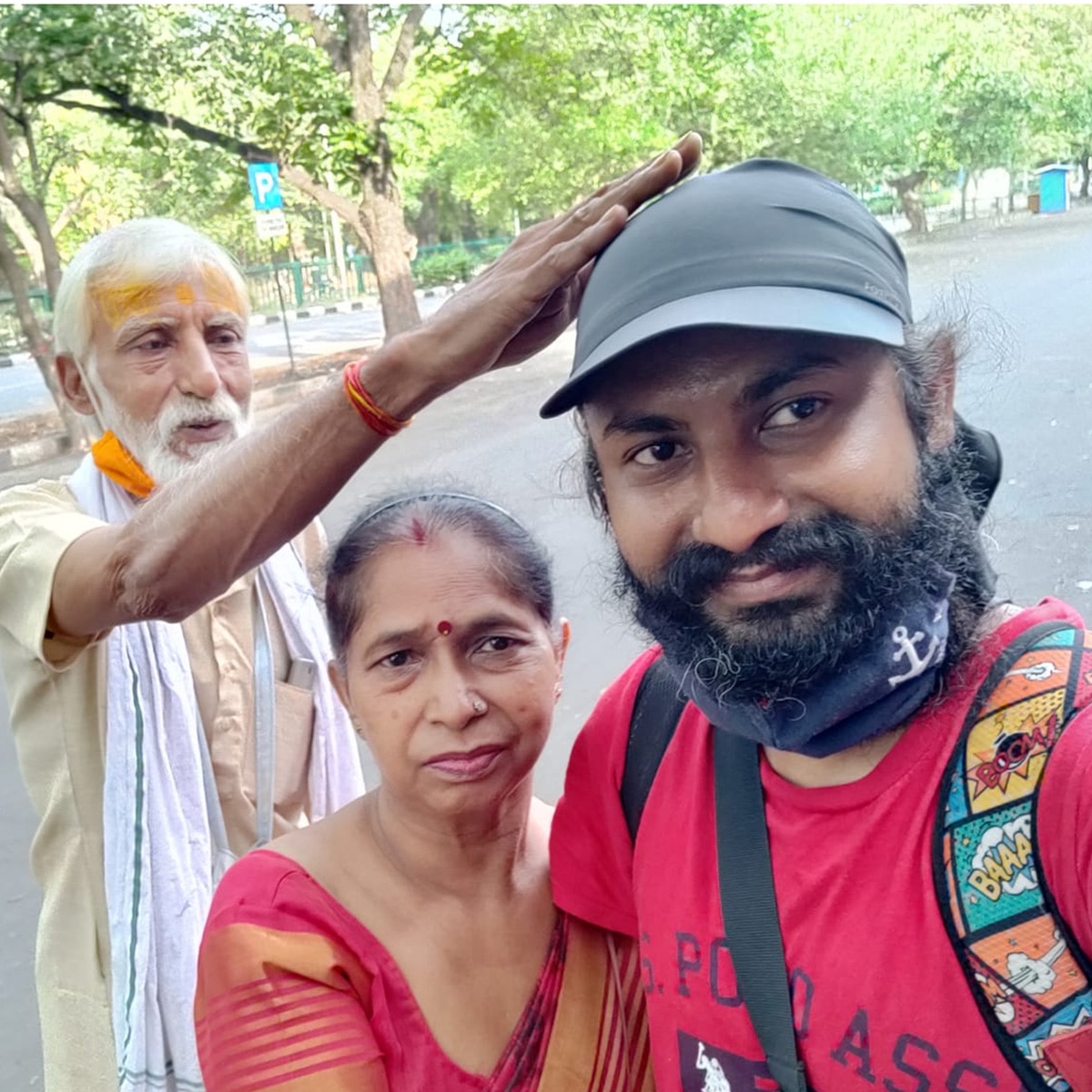 Awadhesh Sharma walk of 4200 km