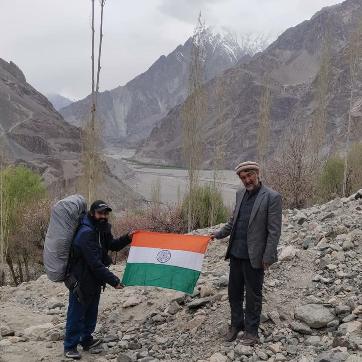 Awadhesh Sharma walk of 4200 km