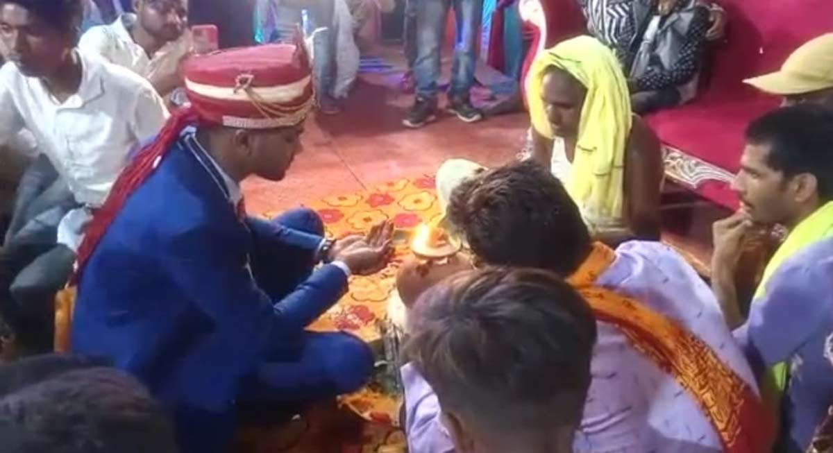 Groom returned without bride