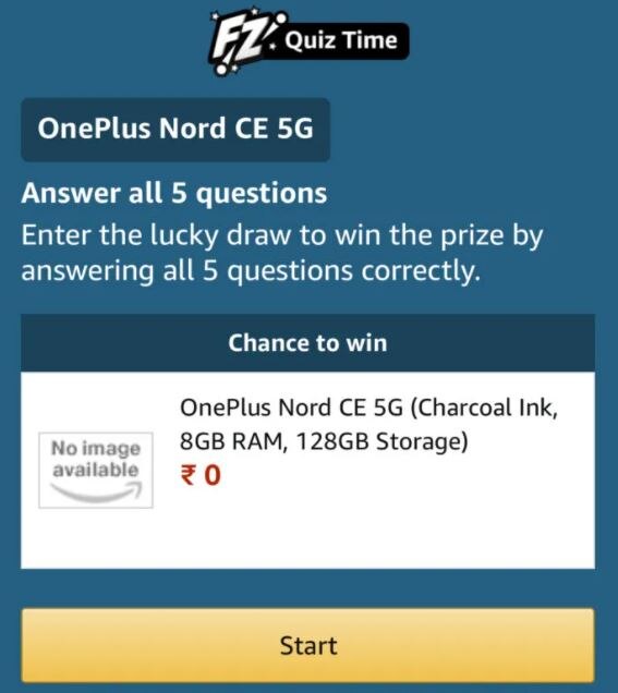 Amazon Quiz