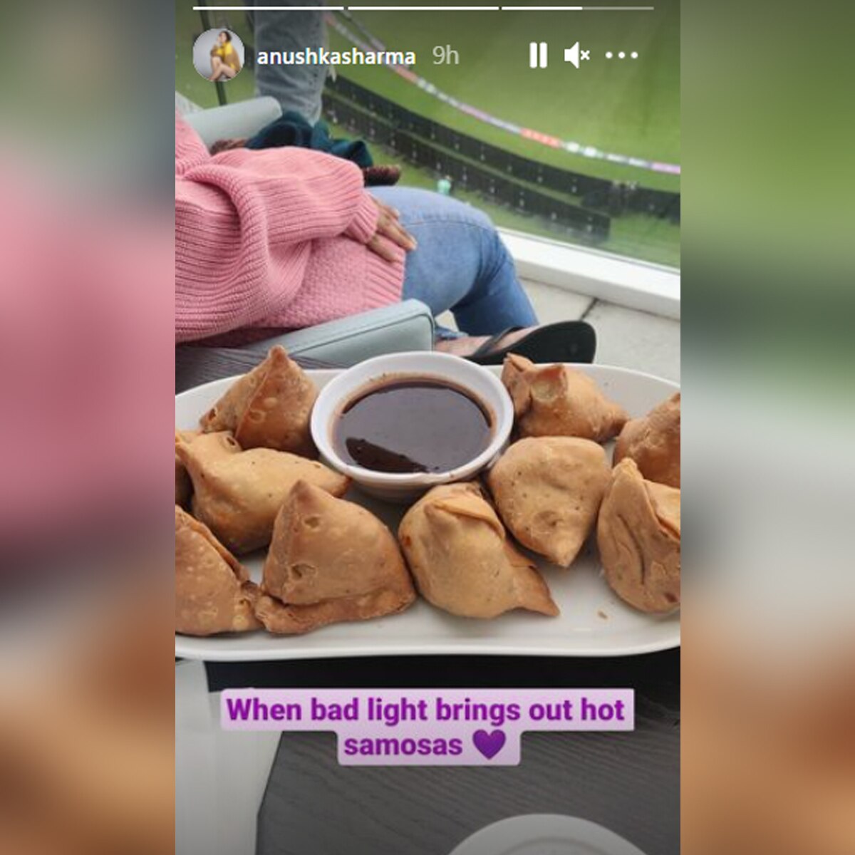 अनुष्का शर्मा इंस्टा स्टोरी 