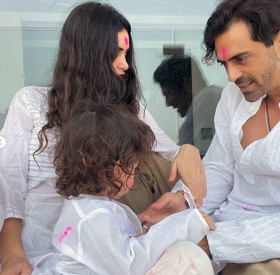 फैमिली संग अर्जुन रामपाल 