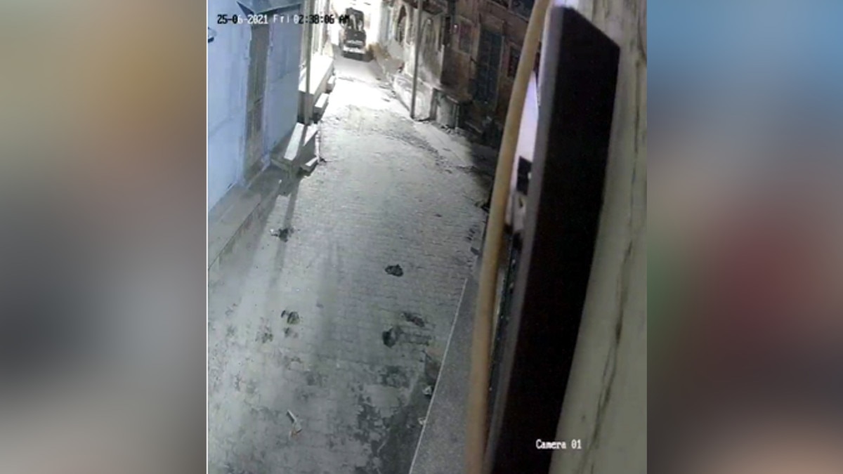 Thieves atm robbery cctv camera