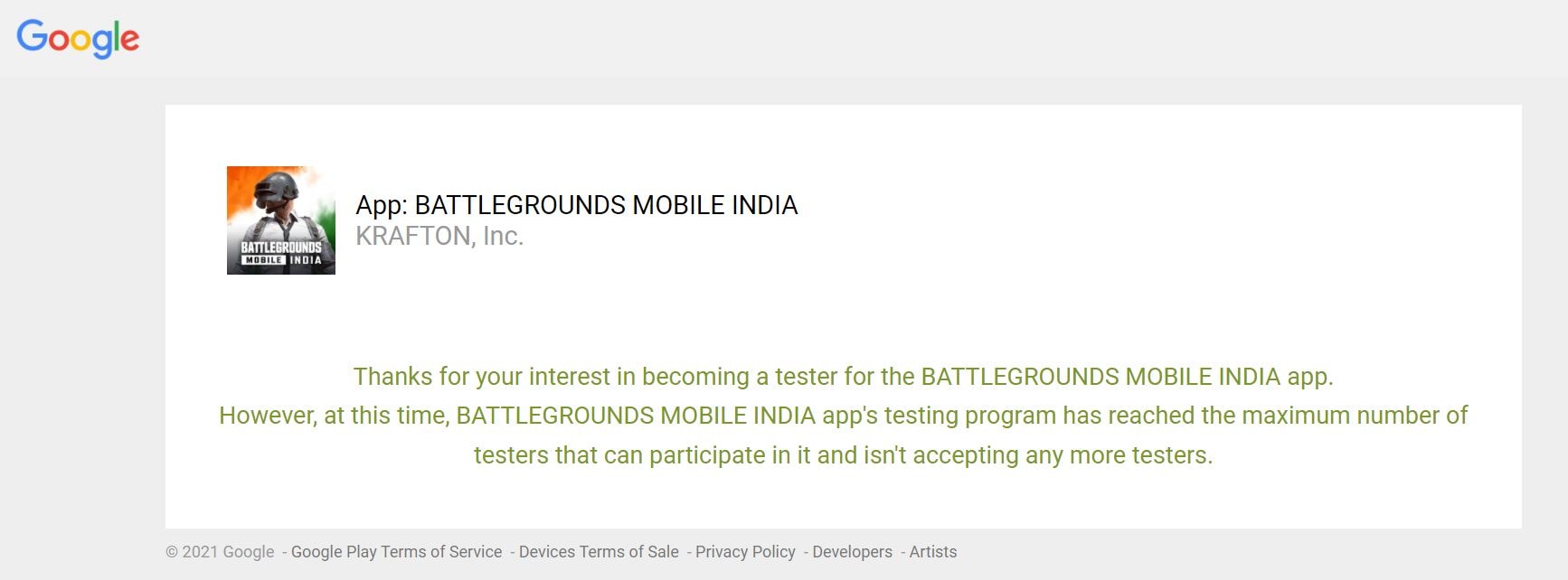 Battlegrounds Mobile India