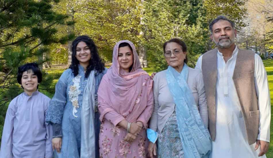Canadian Muslim family