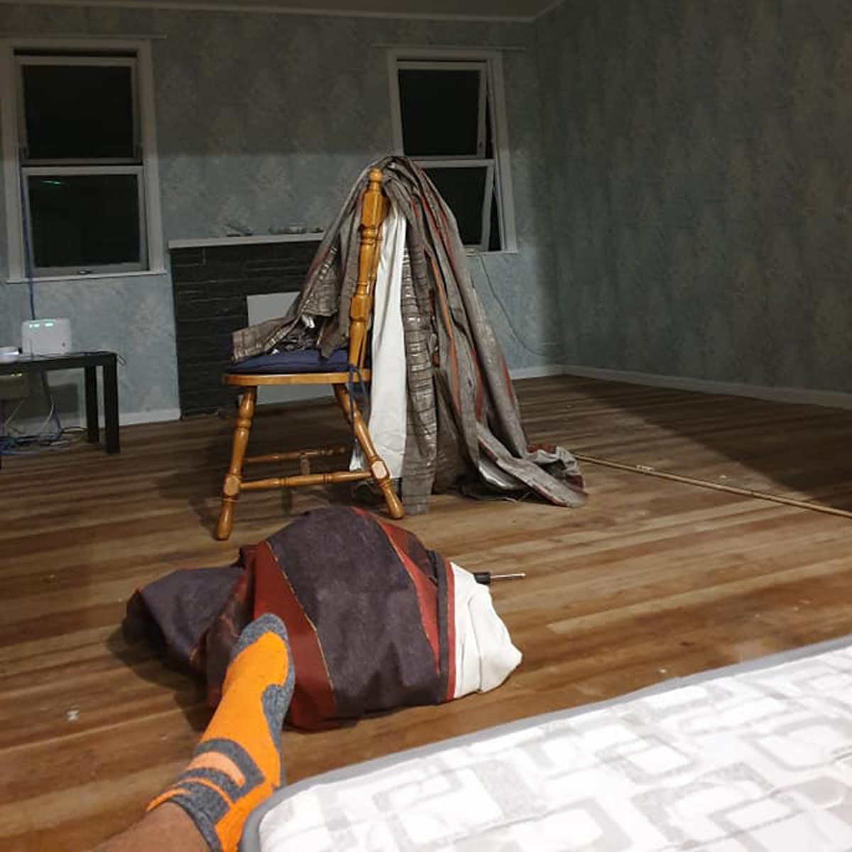 Unknown person in the house