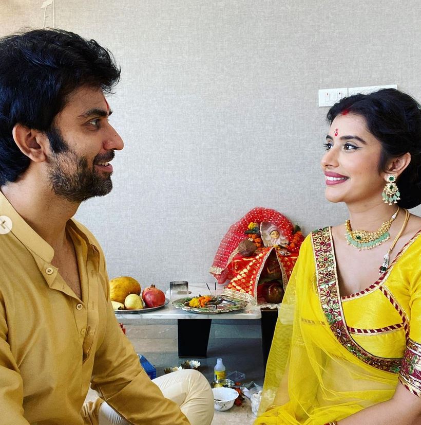 चारू असोपा और राजीव सेन