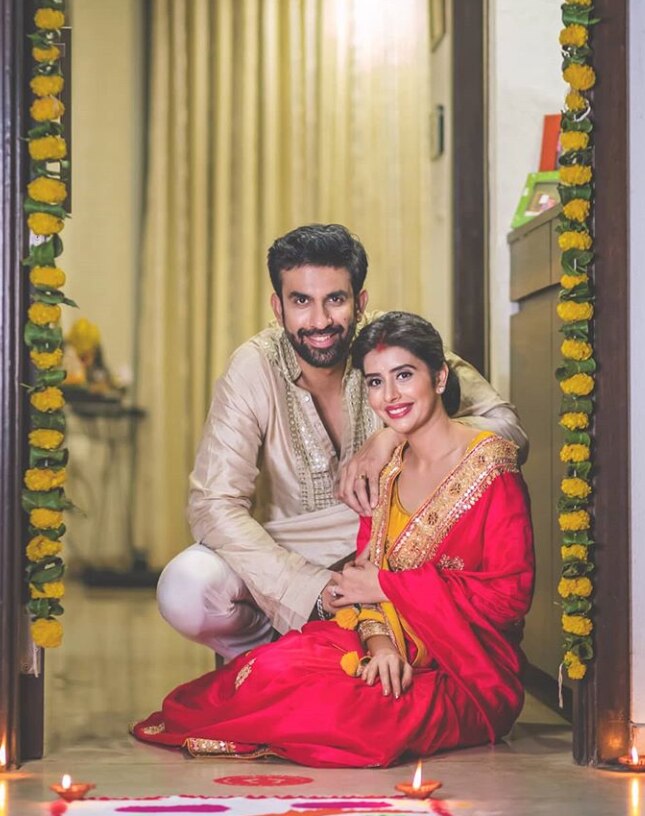 चारू असोपा और राजीव सेन