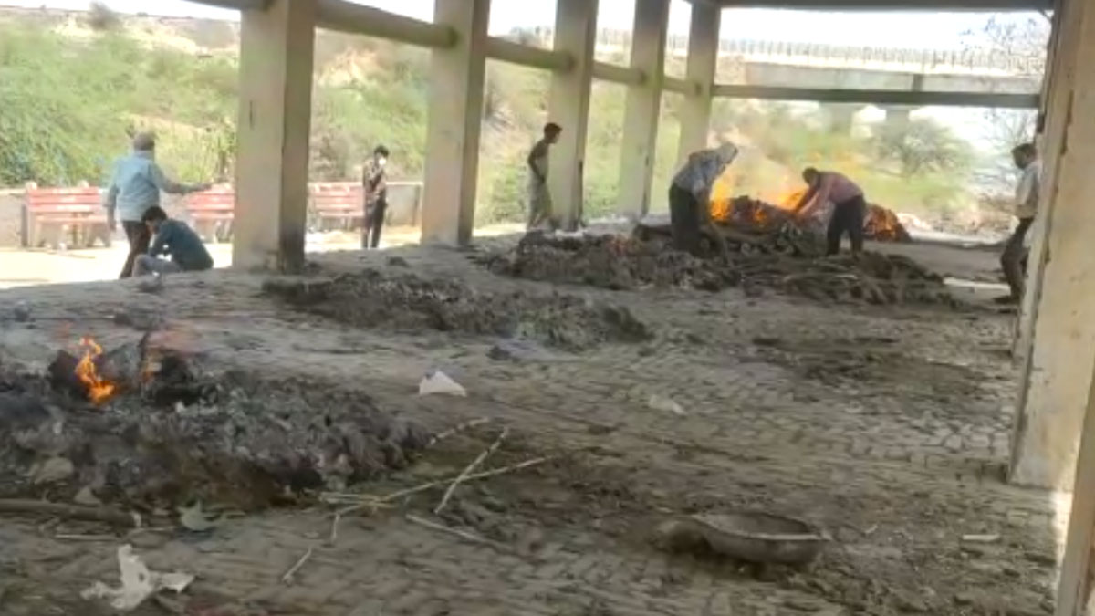 धौलुपर मुक्तिधाम में 307 मौतें, सरकारी खाते में सिर्फ 19