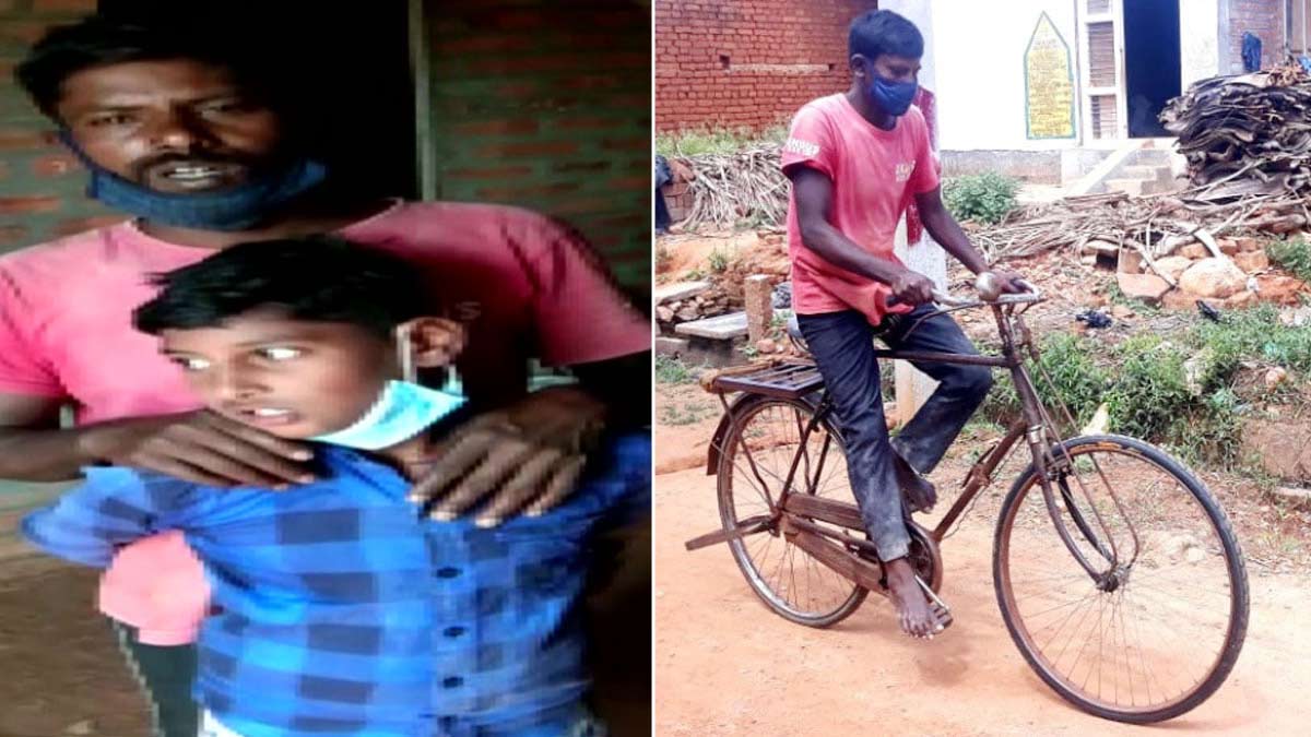 बेटे की दवा के लिए साइकिल से 300 किलोमीटर का सफर तय किया 
