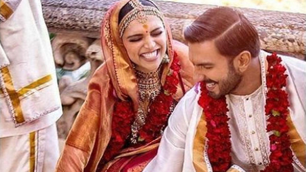 हाथ में शैंपेन लिए नजर आए दीपिका-रणवीर, वायरल हुई शादी की अनसीन Photos