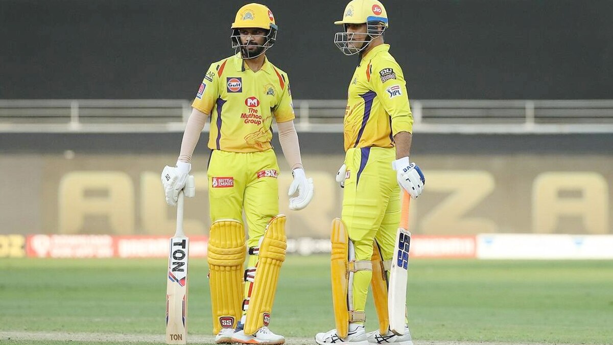 Ruturaj Gaikwad and MS Dhoni