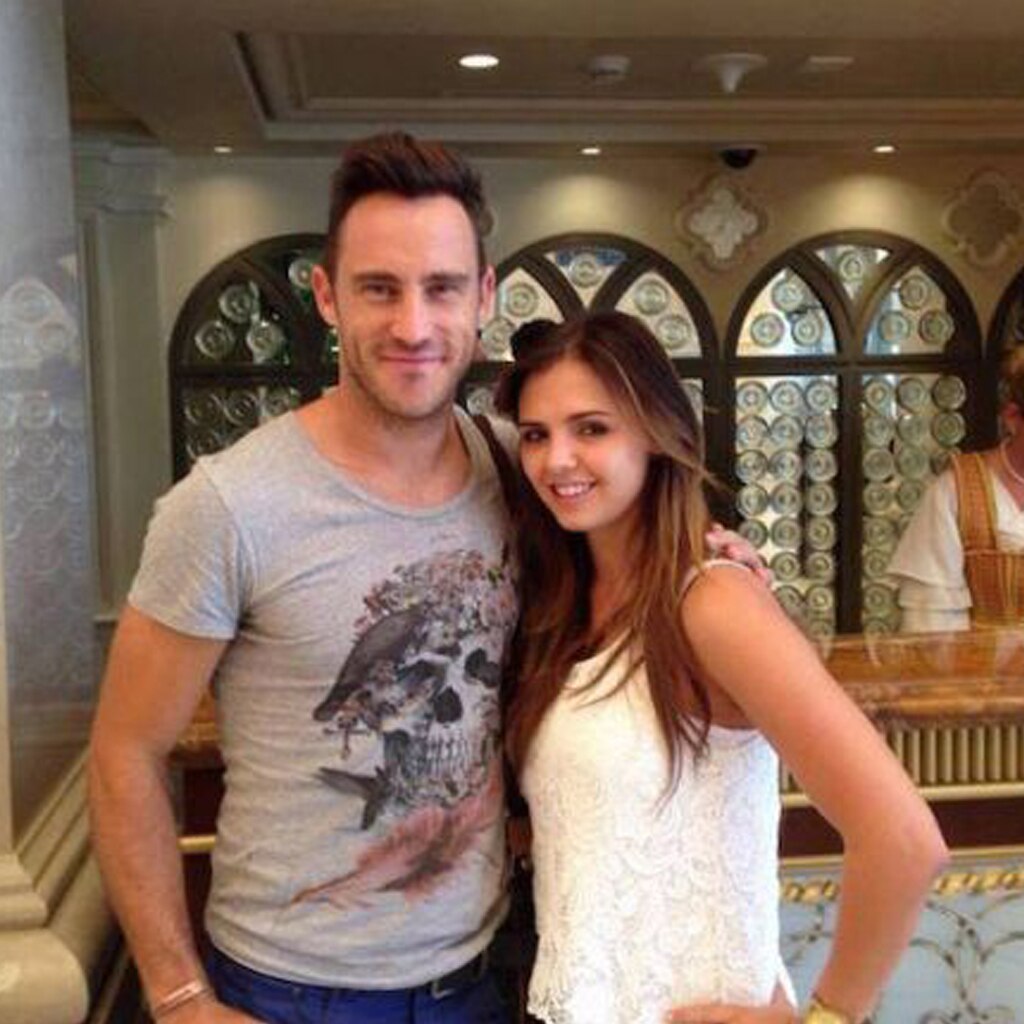 faf du plessis and his wife