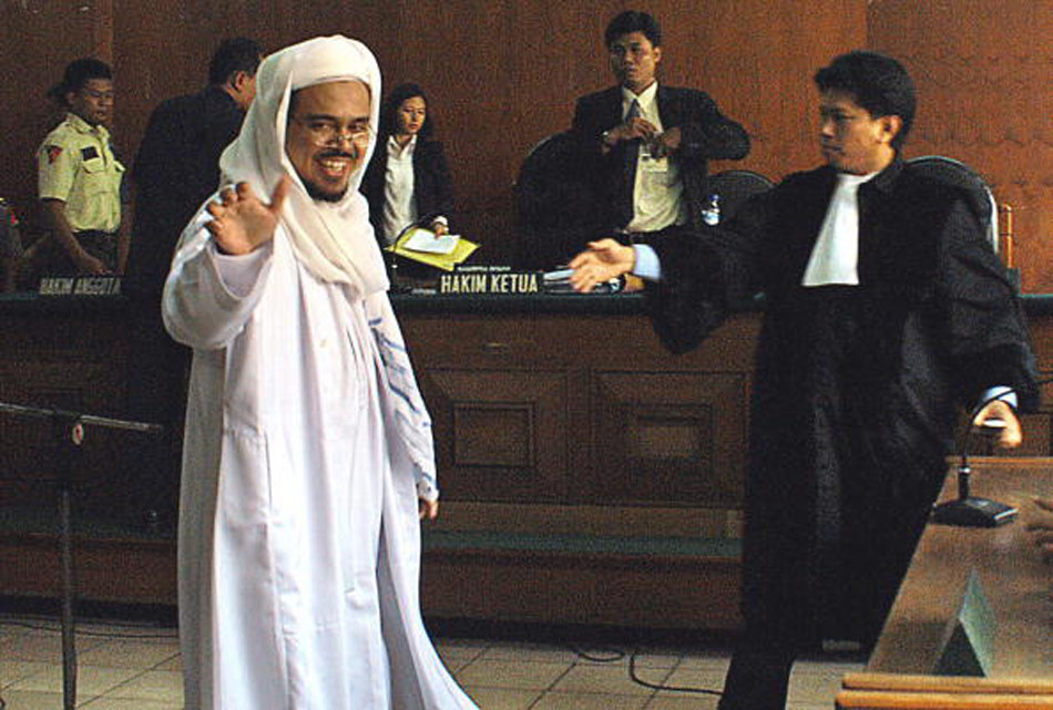 indonesia cleric in jail