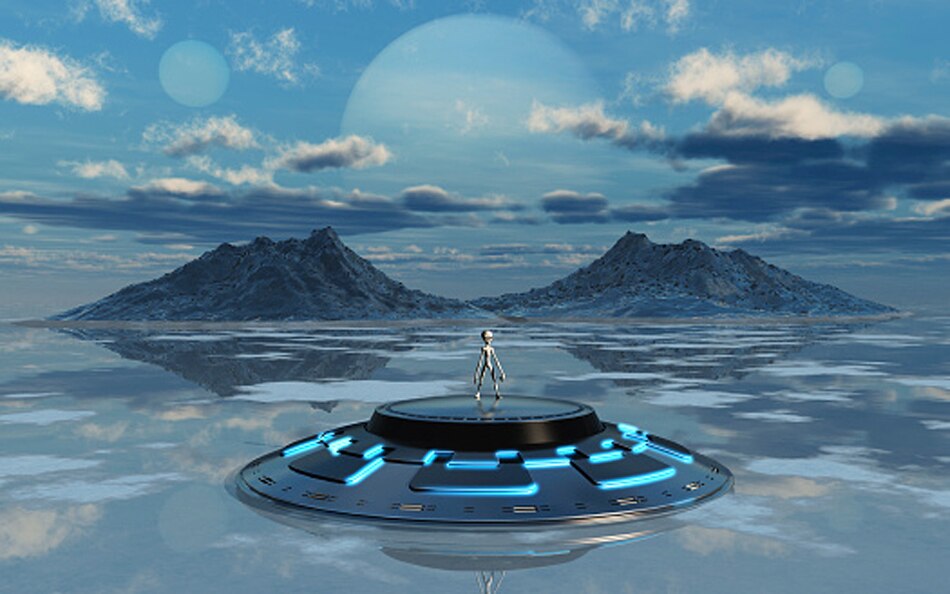 UFO come from under sea