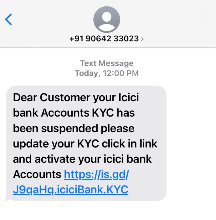 Fraud SMS
