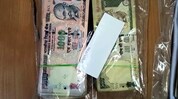 तांत्रिक से बरामद किए गए 500 और 1000 के पुराने नोट. तांत्रिक से बरामद किए गए 500 और 1000 के पुराने नोट.