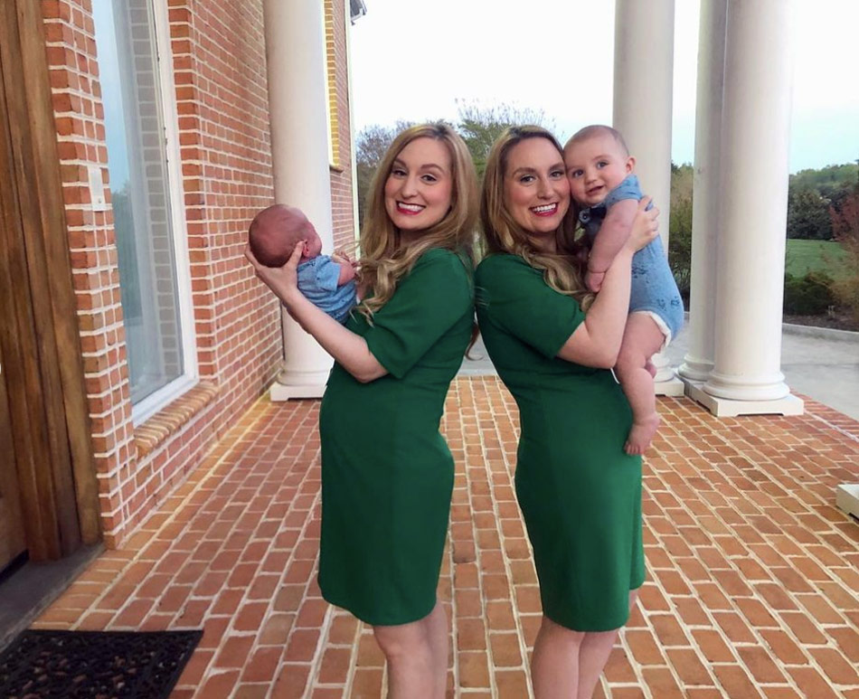 Twin sisters married twin brothers