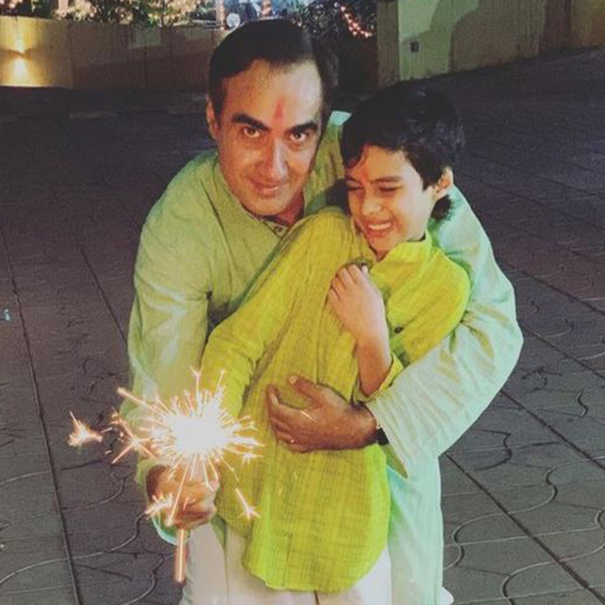 बेटे संग रणवीर शौरी