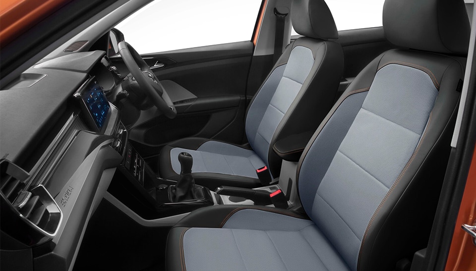 Skoda Kushaq के इंटीरियर में राजसी ठाठ-बाट 