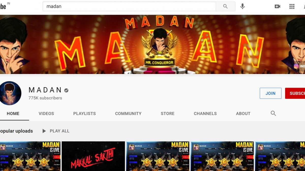 Madan Youtube