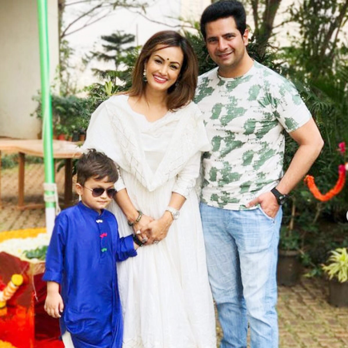 निशा रावल और करण मेहरा 