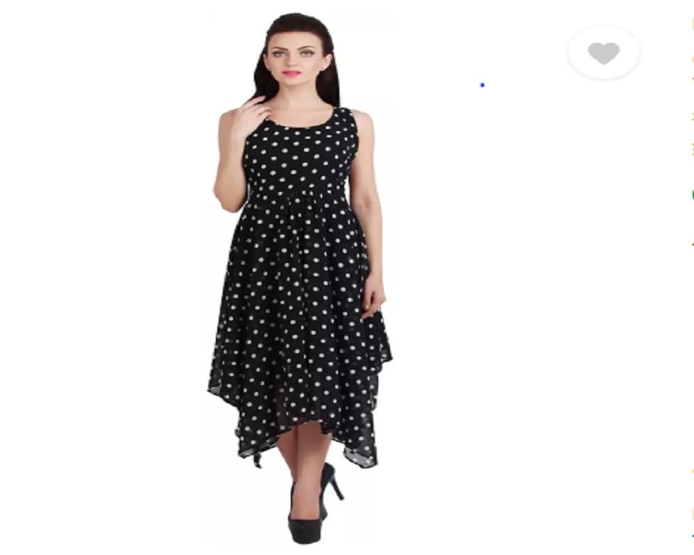 Polka dot dress online (Photo: Flipkart)