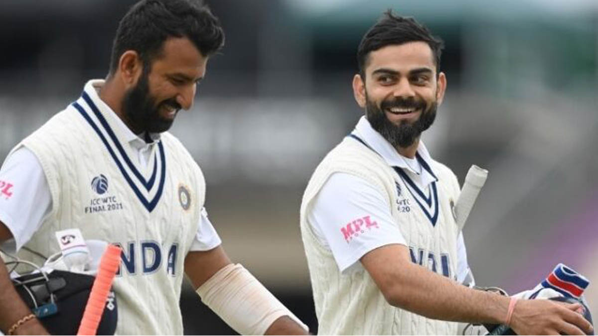 cheteswar pujara and virat kohli