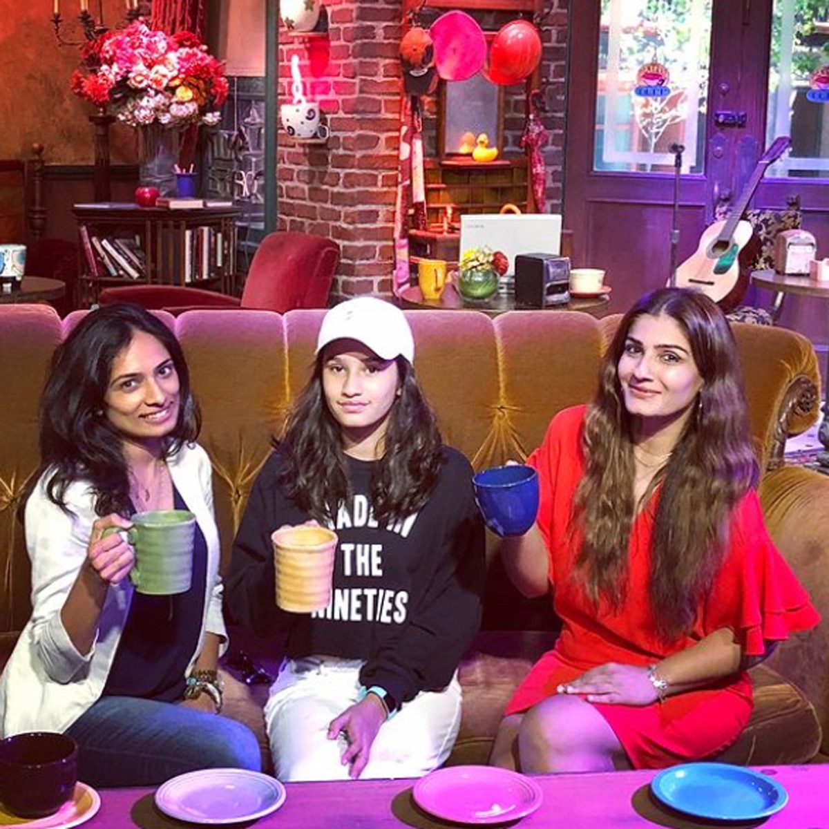 मंजरी-रवीना और रवीना की बेटी 