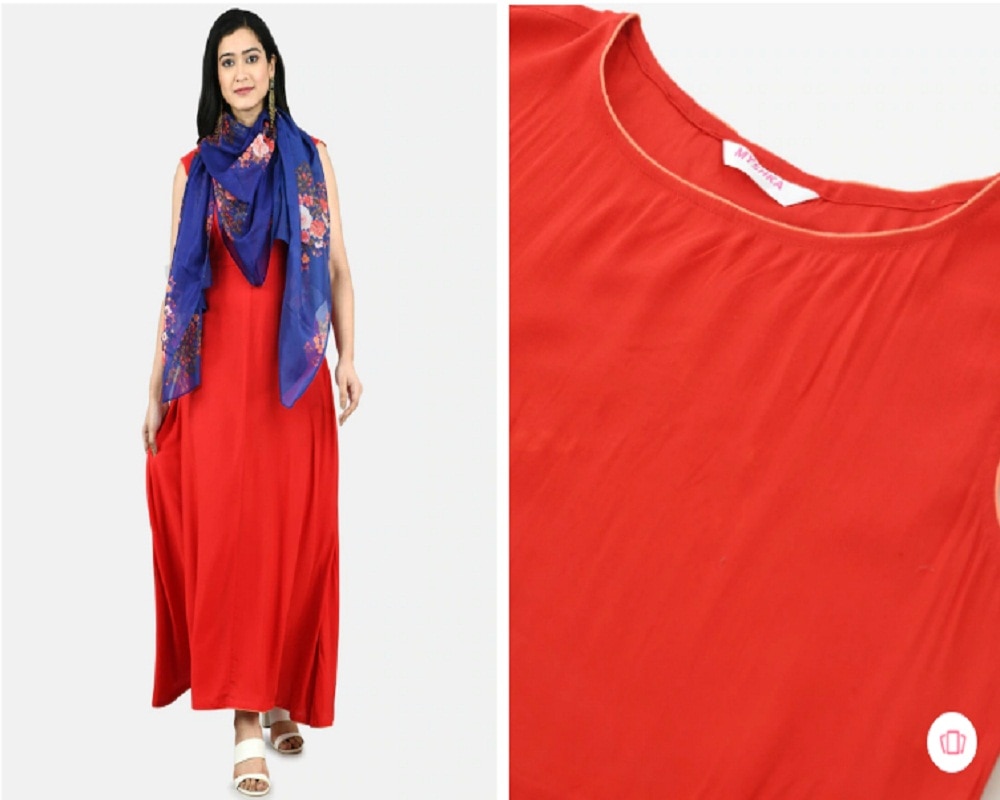 Women Cotton suits in low price (Photo Myntra.com)