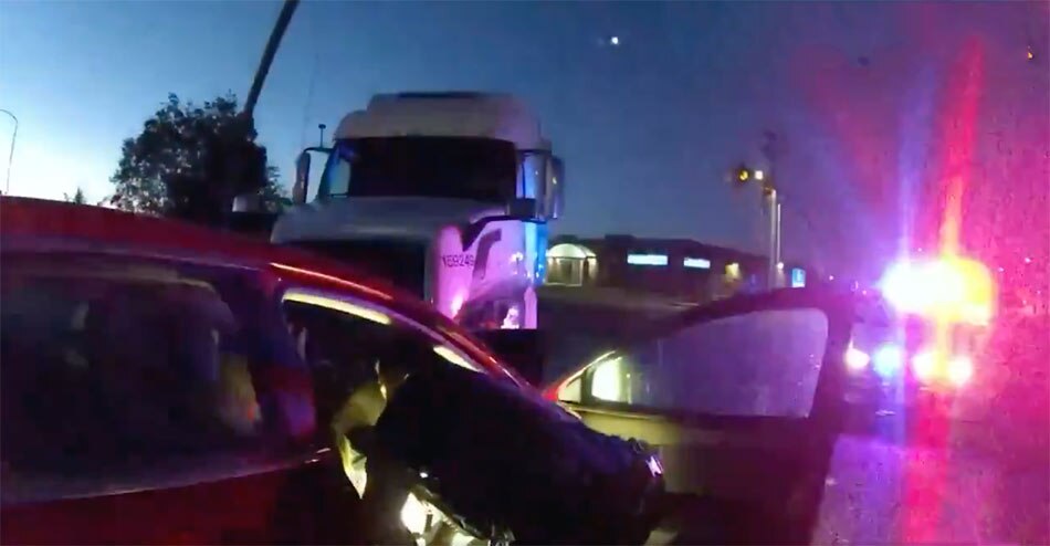 nine year old girl driving car 