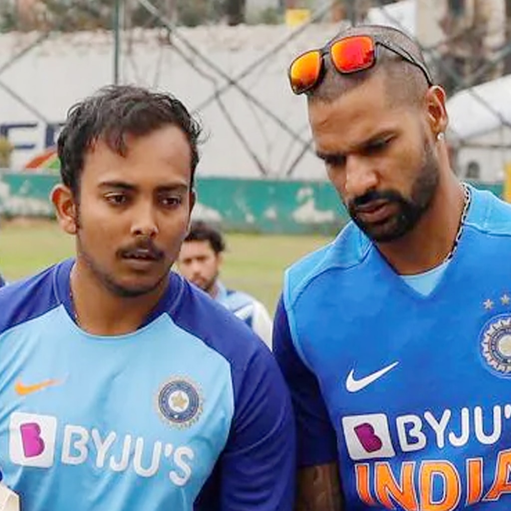 prithvi shaw and shikhar dhawan 