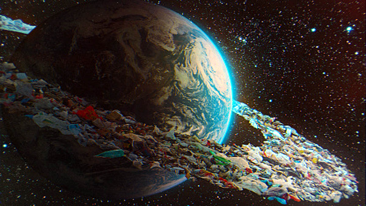 Space Junk Hit ISS Robotic Canadarm