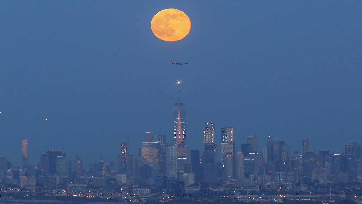 Strawberry Supermoon