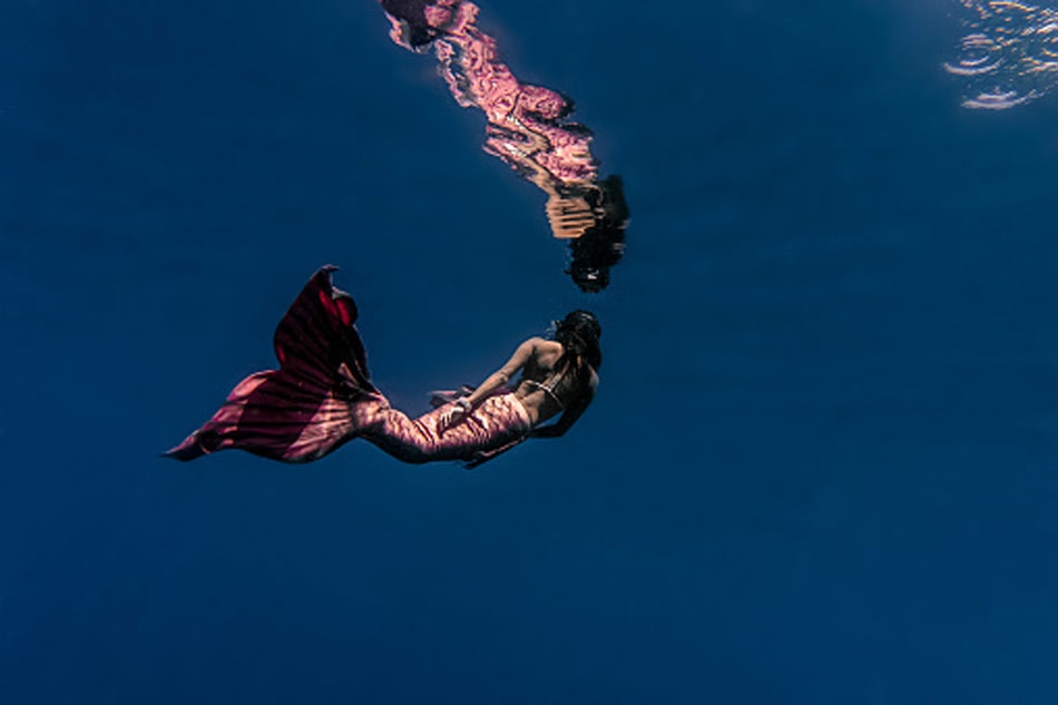 Skeleton of a mermaid 