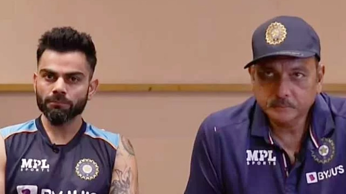 Virat Kohli and Ravi shastri 