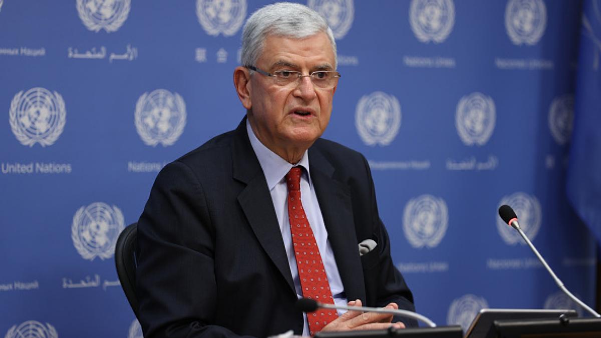 संयुक्त राष्ट्र महासभा (UNGA) के अध्यक्ष वोल्कन बोज्किर 