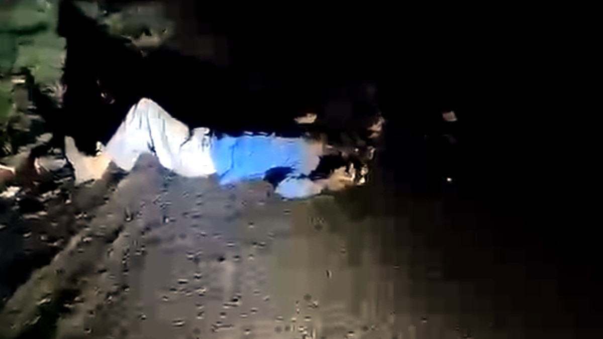 Death in Accident caught in CCTV Seoni