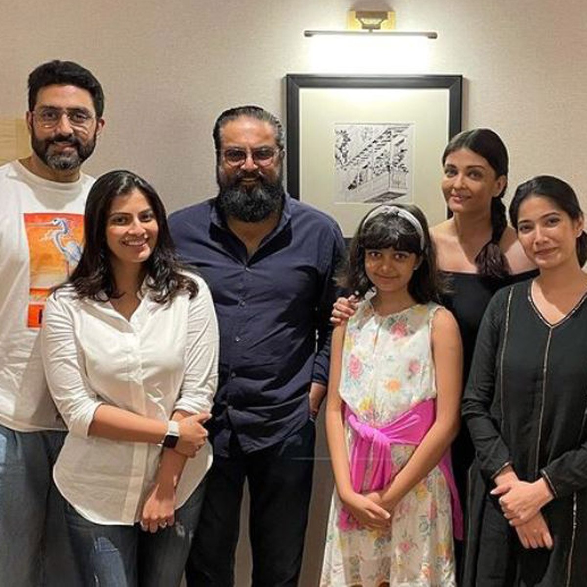 सरथ कुमार की फैमिली संग ऐश्वर्या की फैमिली