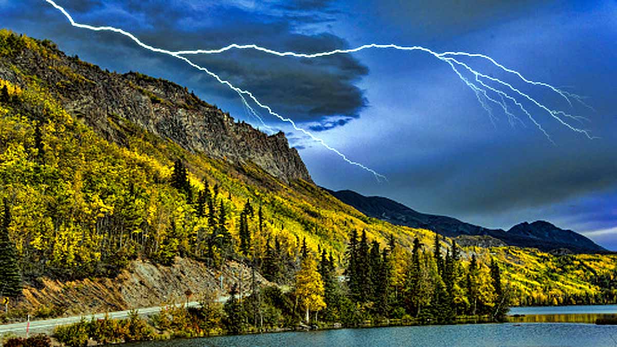 Rare Arctic Lightning Storms