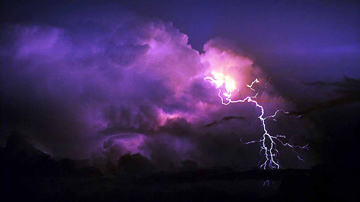 Rare Arctic Lightning Storms