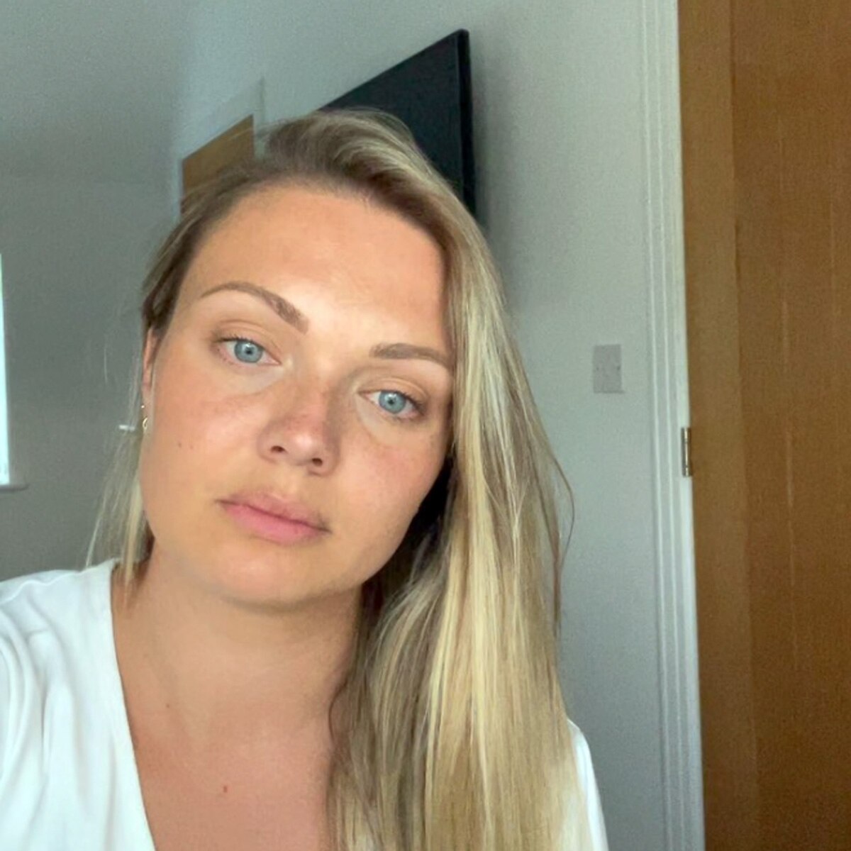 baby girl turning to stone