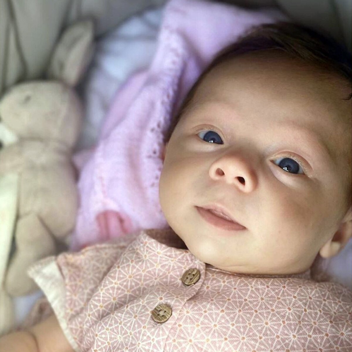 baby girl turning to stone