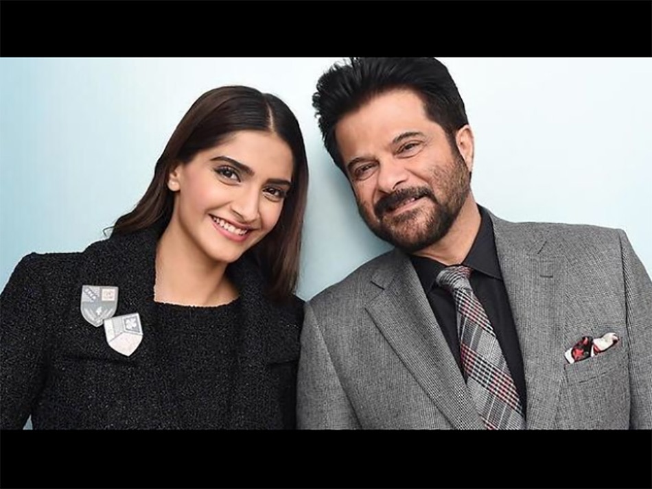 सोनम कपूर-अन‍िल कपूर 