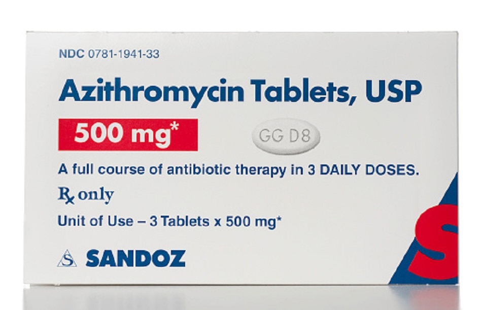 कोविड-19 के इलाज में बेअसर एजिथ्रोमाइसिन