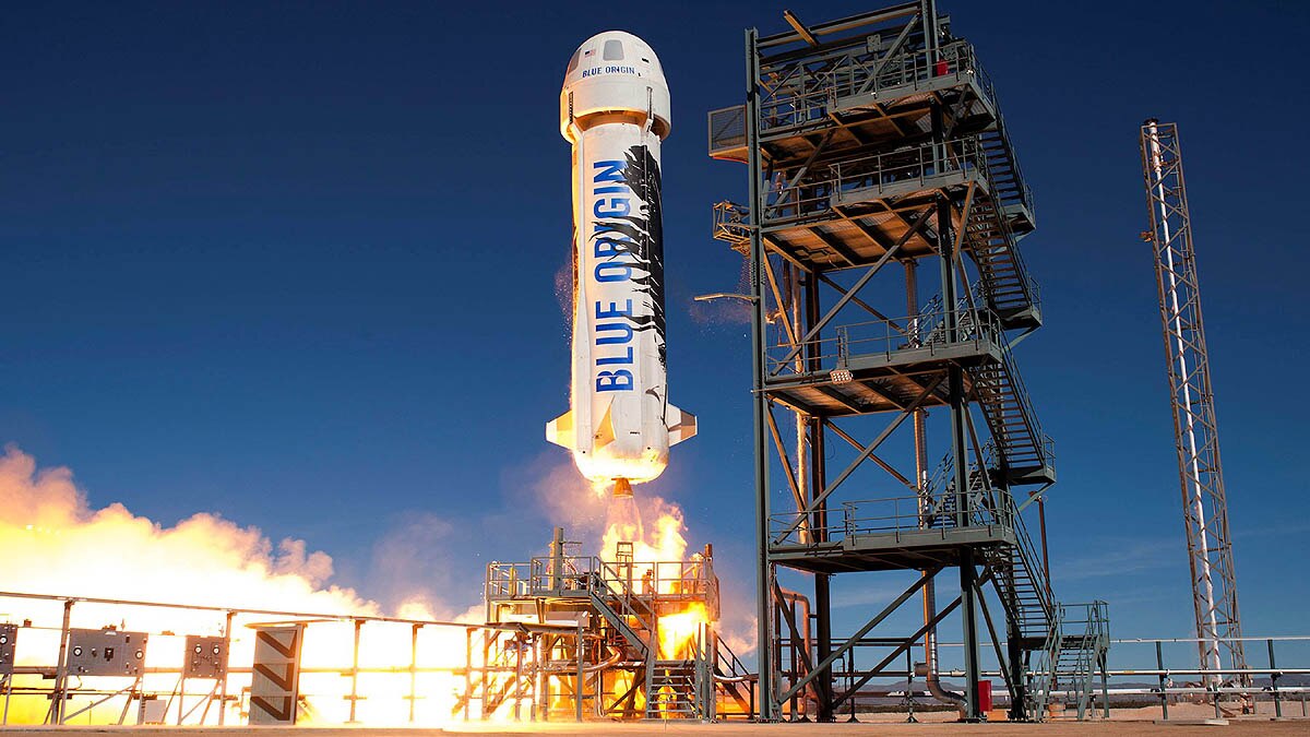 Jeff Bezos New Shepard Launch