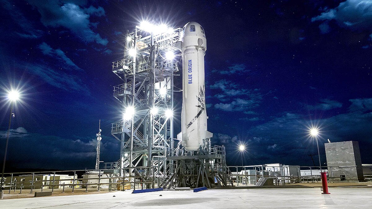 Jeff Bezos Blue Origin Launch